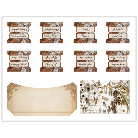 Country Craft Creations - The Cowgirl Bride Add-On Junk Journal Collection