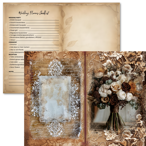 Country Craft Creations - The Cowgirl Bride Add-On Junk Journal Collection