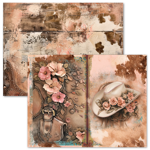 Country Craft Creations - The Cowgirl Way Hybrid Junk Journal Collection