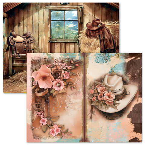 Country Craft Creations - The Cowgirl Way Hybrid Junk Journal Collection