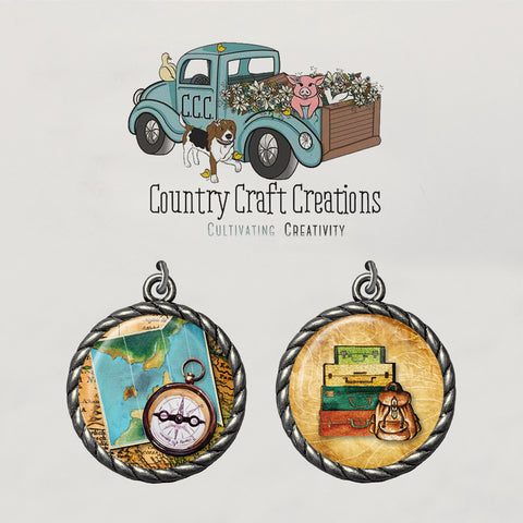 Country Craft Creations - Bon Voyage - Charms