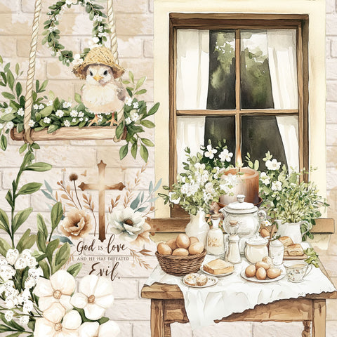Country Craft Creations -  Be Still 12x12 Single Sheet #12