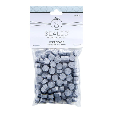 Spellbinders - The Sealed by Spellbinders Collection / Wax Beads / Silver