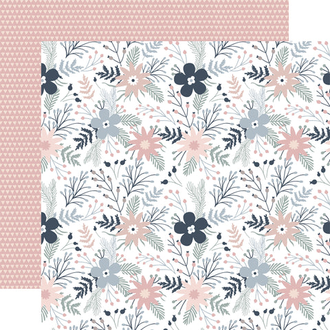 Echo Park - Winterland  - 12x12 Single Sheet / Winterland Floral