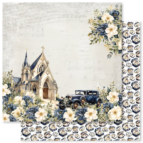 Paper Rose - Wedding Blooms - 12x12 Single Sheets / B
