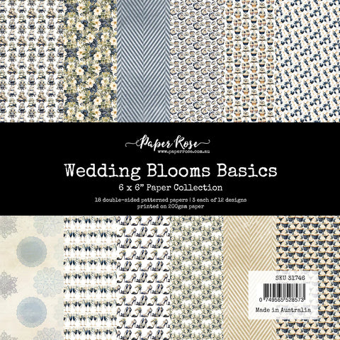 Paper Rose - Wedding Blooms - Basics 6x6 Paper Collection
