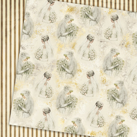 Country Craft Creations - Here Comes the Bride 12x12 Single Sheets / #8