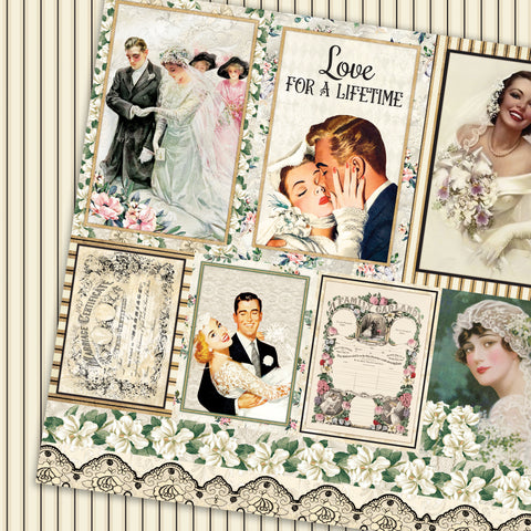 Country Craft Creations - Here Comes the Bride 12x12 Single Sheets / #2