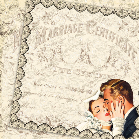 Country Craft Creations - Here Comes the Bride 12x12 Single Sheets / #10