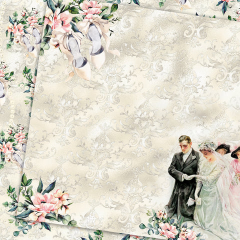 Country Craft Creations - Here Comes the Bride 12x12 Single Sheets / #9