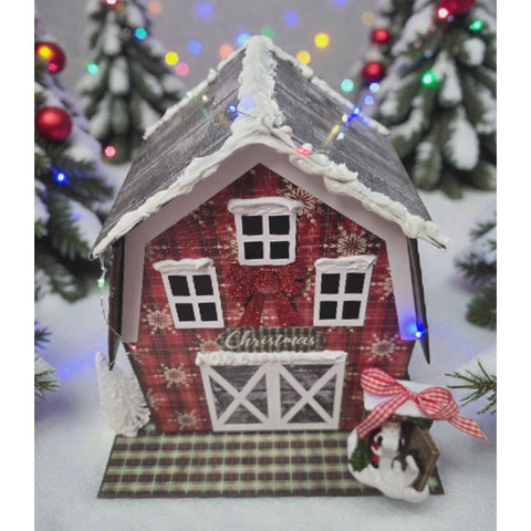Project Kit - Christmas Barn with Christmas at the Inn by Tamra - Pre Order Shipping 12/19