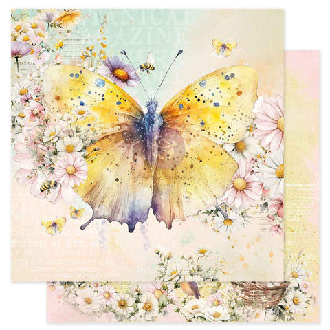 Prima - Among The Wildflowers - 12x12 Single Sheets / Spring's Wings