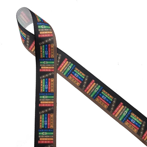 Ribbon - 7/8 Inch Wizard Ribbon - Shelved Books – Country Craft Creations