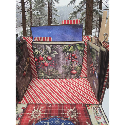 Project Kit - Christmas Barn with Christmas at the Inn by Tamra - Pre Order Shipping 12/19