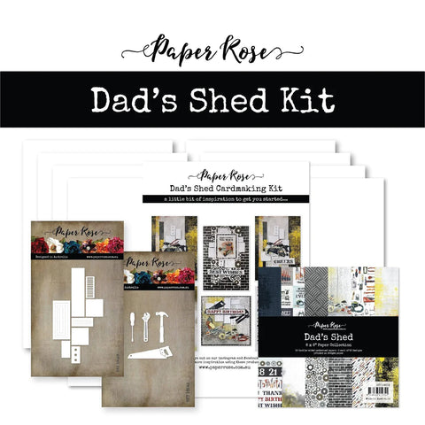 Paper Rose - Dad's Shed - Cardmaking Kit