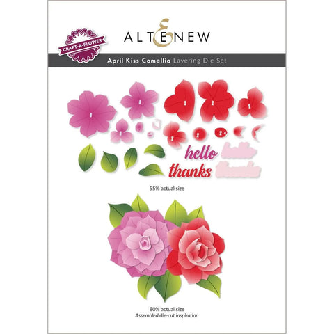 Altenew - Craft-A-Flower: April Kiss Camellia Layering Die Set