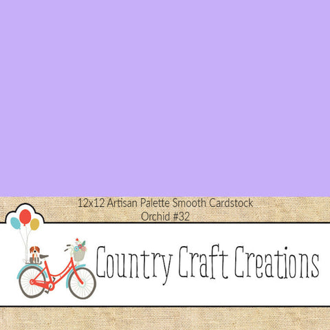 Artisan Cardstock Color Palette - Smooth Cardstock - Orchid #32 - Single Sheet