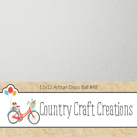 Artisan Cardstock Color Palette - 100 lb Twinkle Cardstock - Disco Ball  - Single Sheet #48