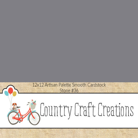 Artisan Cardstock Color Palette - Smooth Cardstock - Stone #36 - Single Sheet