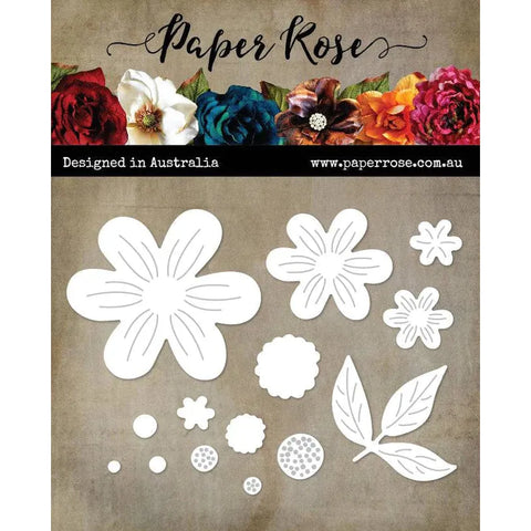 Paper Rose - Metal Cutting Die - Etched Blooms 3 / 28936