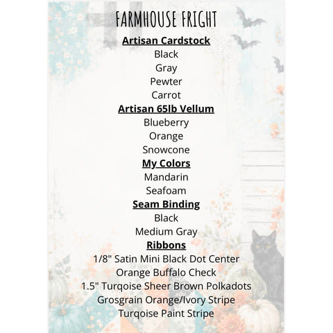 Country Craft Creations - Farmhouse Fright - 6x8 Collection Pack (PREORDER - SHIPPING SEPT 11)