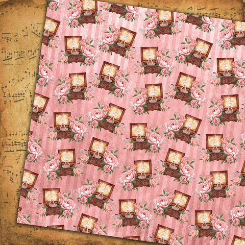 Country Craft Creations - The Music Box 12x12 Single Sheets / #8