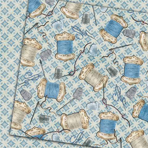 Country Craft Creations - One Stitch at a Time - 8x8 - Cotton Bristol