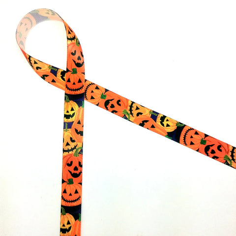 Ribbon - 5/8 Inch Jack O' Lantern Ribbon