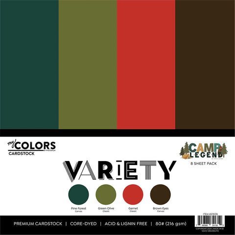 Photo Play - Camping Legends - 12x12 Cardstock Variety Pack