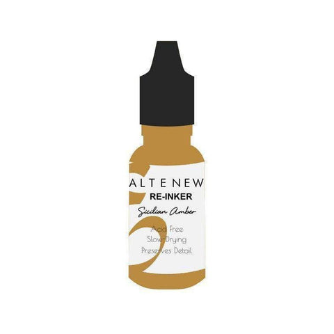 Altenew - Fall Harvest Crisp Dye Ink - Re Inker / Sicilian Amber