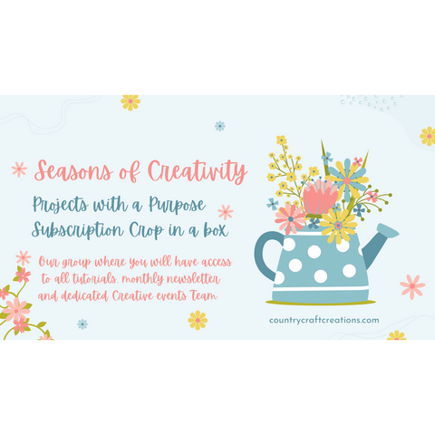 Seasons of Creativity Subscription Box - Every 4 months/Choose yearly and save 10% Starting June 2024