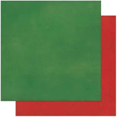 Photo Play - Christmas Junque- 12x12 Single Sheets / Green Red Mandala