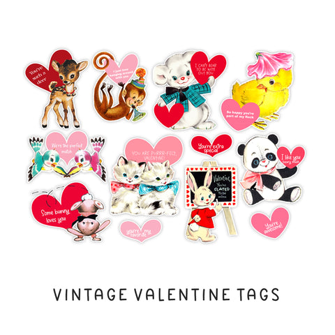 Pretty Little Studio - Vintage Valentine Tags