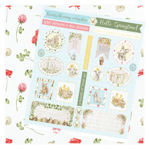 Country Craft Creations - Blossoms in Springtime 12x12 Single Sheets / #2