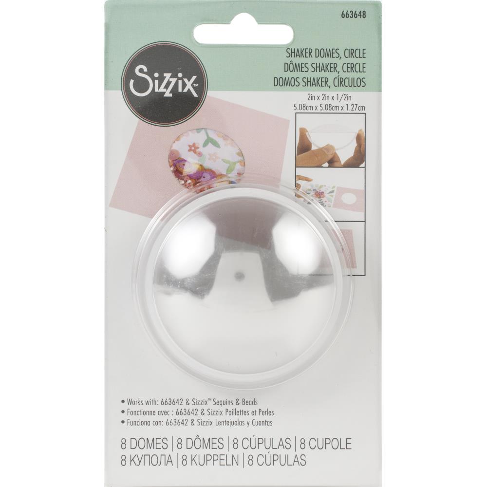 Sizzix - Essential Shaker Domes / Circle 2x2