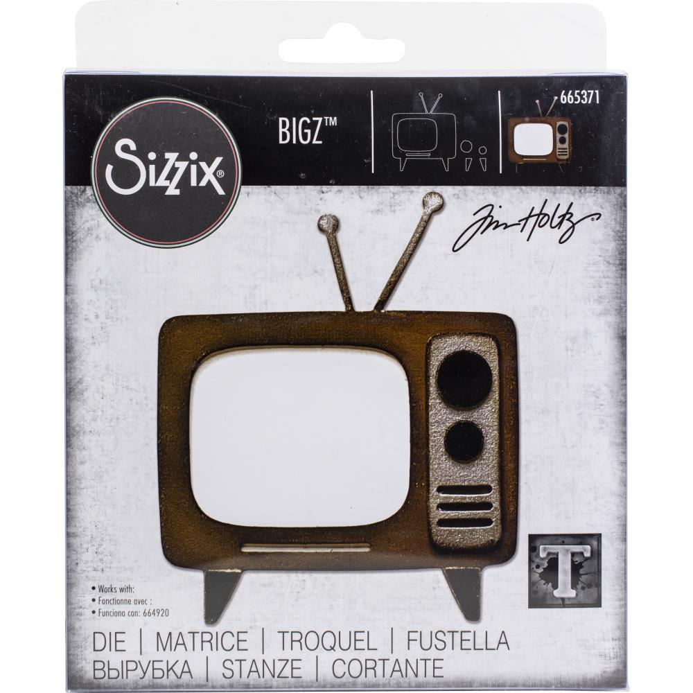 Sizzix - Bigz Die by Tim Holtz - Retro TV /