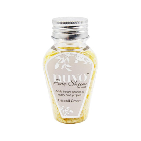 Nuvo - Pure Sheen Sequins / Cannoli Cream