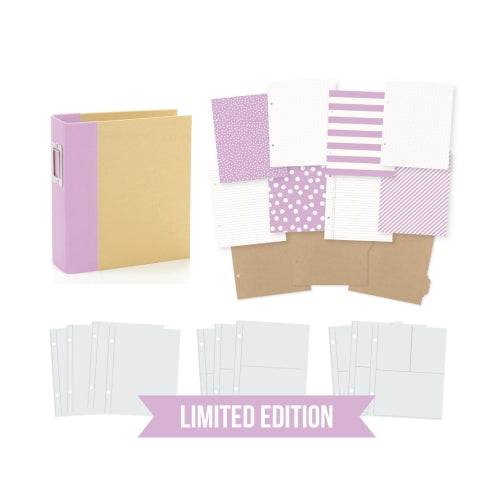 Simple Stories - SN@P! Limited Edition 6x8 Binder - Lilac