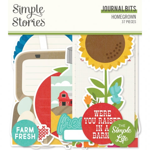 Simple Stories - Homegrown - Journal Bits ***40% OFF SALE***