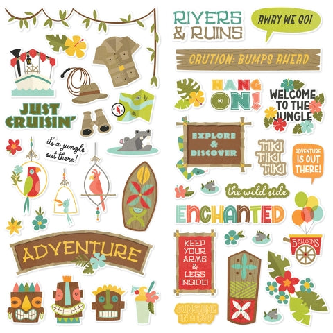 Simple Stories - Say Cheese Adventure At The Park - Foam Stickers