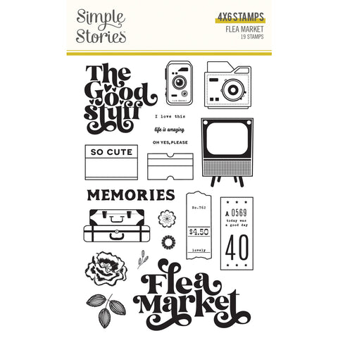 Simple Stories - Flea Market- Stamps