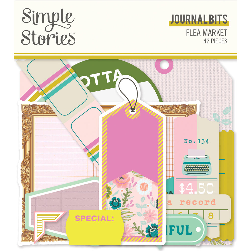 Simple Stories - Flea Market - Journal Bits & Pieces
