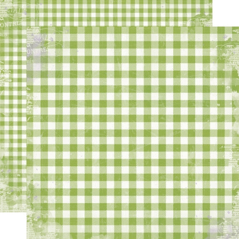 Country Craft Creations - Simple Stories Coordinating Gingham for Soar Paper Collection