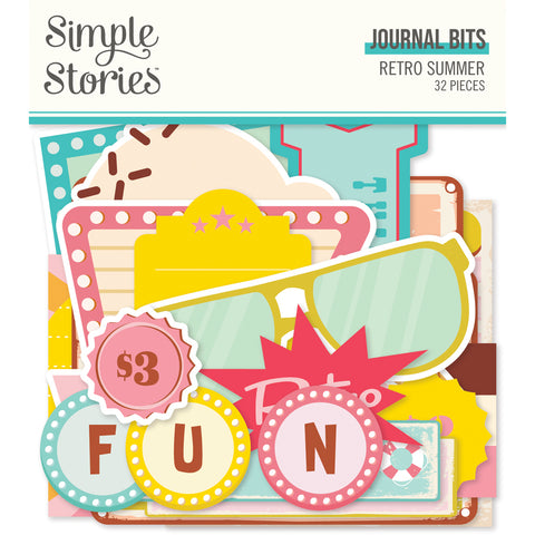Simple Stories - Retro Summer - Journal Bits