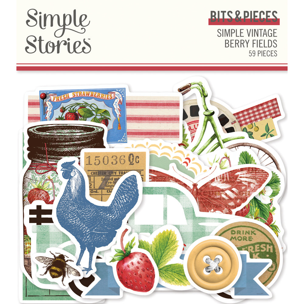 Simple Stories - Simple Vintage Berry Fields - Bits & Pieces