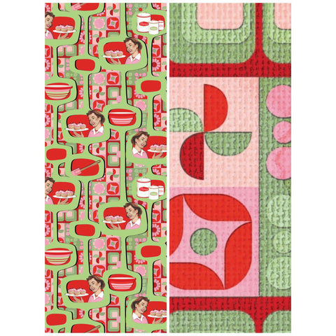 Country Craft Creations - What's Cooking - 8x8 - Cotton Bristolol