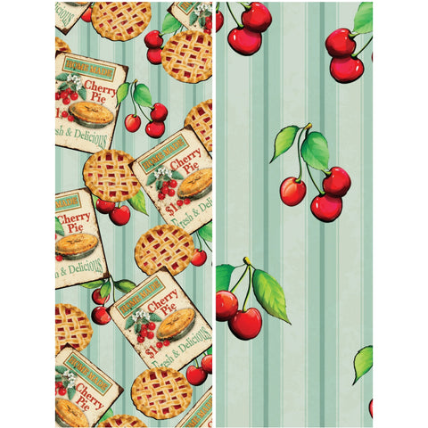 Country Craft Creations - What's Cooking - 8x8 - Cotton Bristolol
