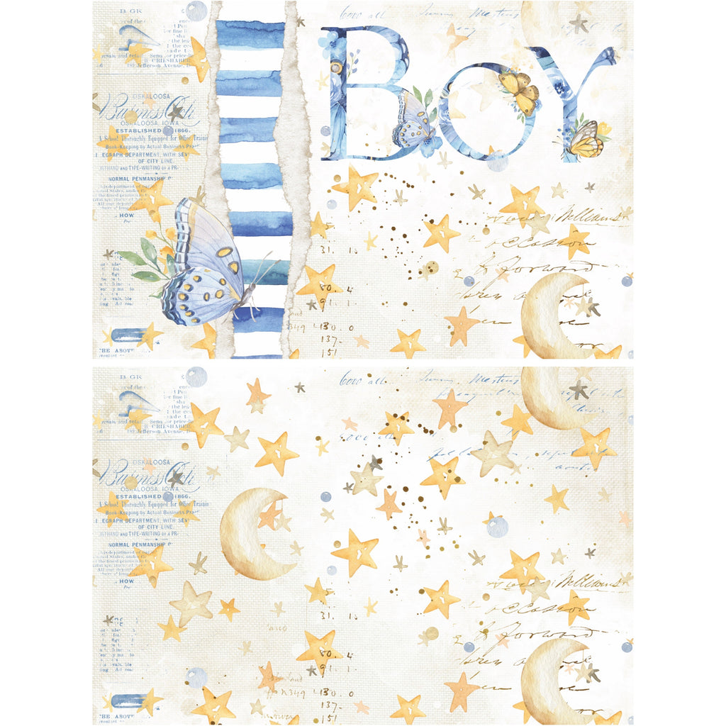 Country Craft Creations - Baby Dreams Boy - 8x8 Cotton Bristol 24 Sheets