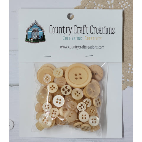 Buttons - Granny's Craft Buttons - Butter Rum