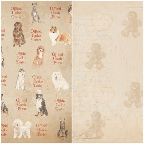 Country Craft Creations - Santa's Little Helper - 8x8 - Cotton Bristol